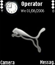 puma black logo