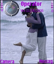 romantic hug