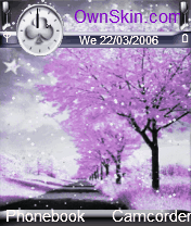 Animated Lilac snow