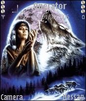 Woman and Wolf
