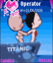 animated love in TITANIC