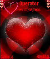 animeted heart