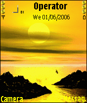 animated sunset