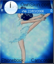 blue bailarina