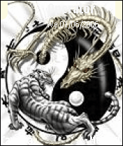 ying yang dragon