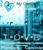 animated rainy love