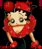 betty boop with red