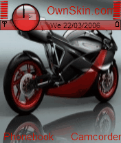 red motocycle