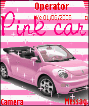 pink car