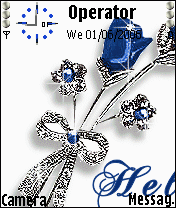  Blue flower