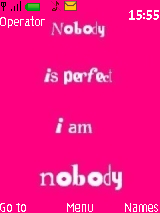 Nobody is Perfect