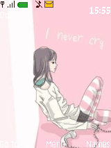 I never cry