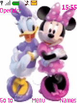 Minnie Mouse and Daisy Duck