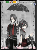 emo black