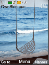 beach and swing