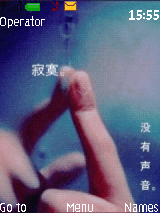 寂寞,么有声音