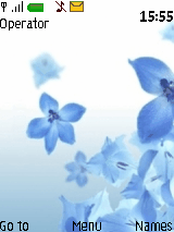 blu flower