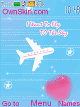 Animated Fly to the Sky