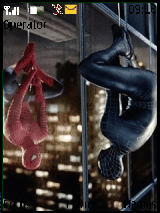 spider ma black and red.