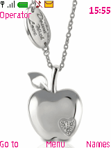 Apple necklace