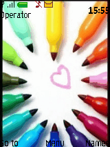 markers and hearts