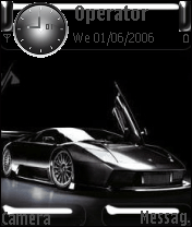 black lambo...