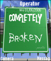 broken