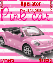 pink car