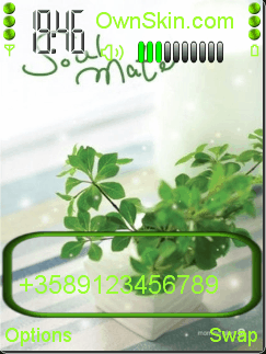 *ABSTRACT*FLOWER*GREEN*