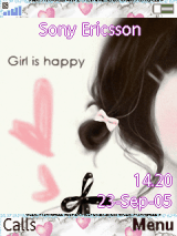 girl is happy