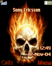 fire skull
