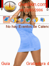 chica azul