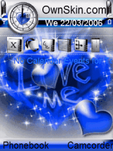 Animated  Blue Love me