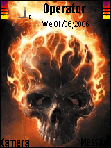 FIRE SKULL