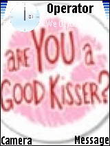 good kisser