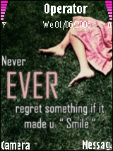 never regret