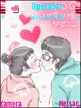 kissing