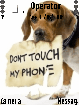 Dont touch my phone