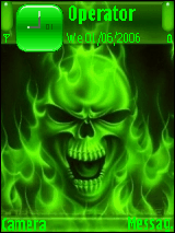 fire skull